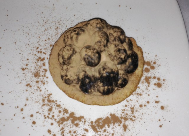 Caffe Falai - Blueberry tart with vanilla cream