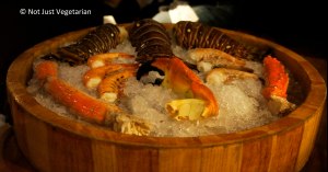 More seafood on displat at Fred's House Seafood Market & Grill in Cancun, Mexico