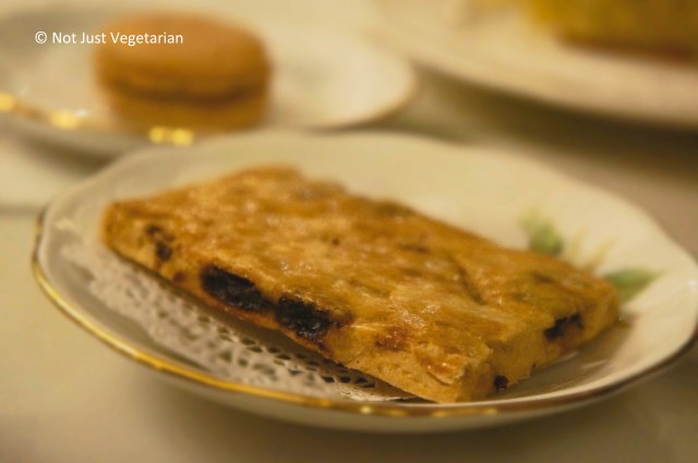 Orange peel raisin cookie at MarieBelle in SoHo NYC