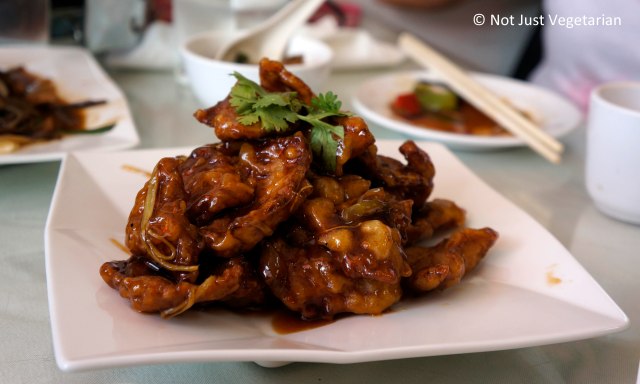Fried pork dish at Lao Dong Bei in Flushing, NY