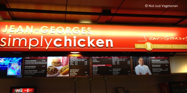Simply Chicken Concession Stand at Madison Square Garden in NYC