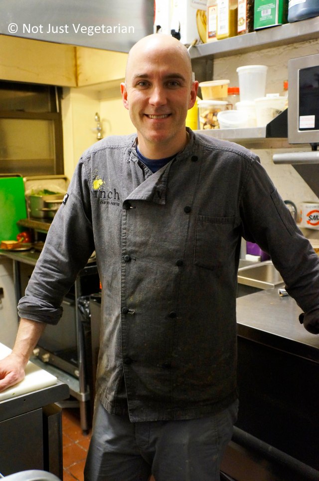 Executive Chef Ken Larsen in his kitchen at Table Verte NYC
