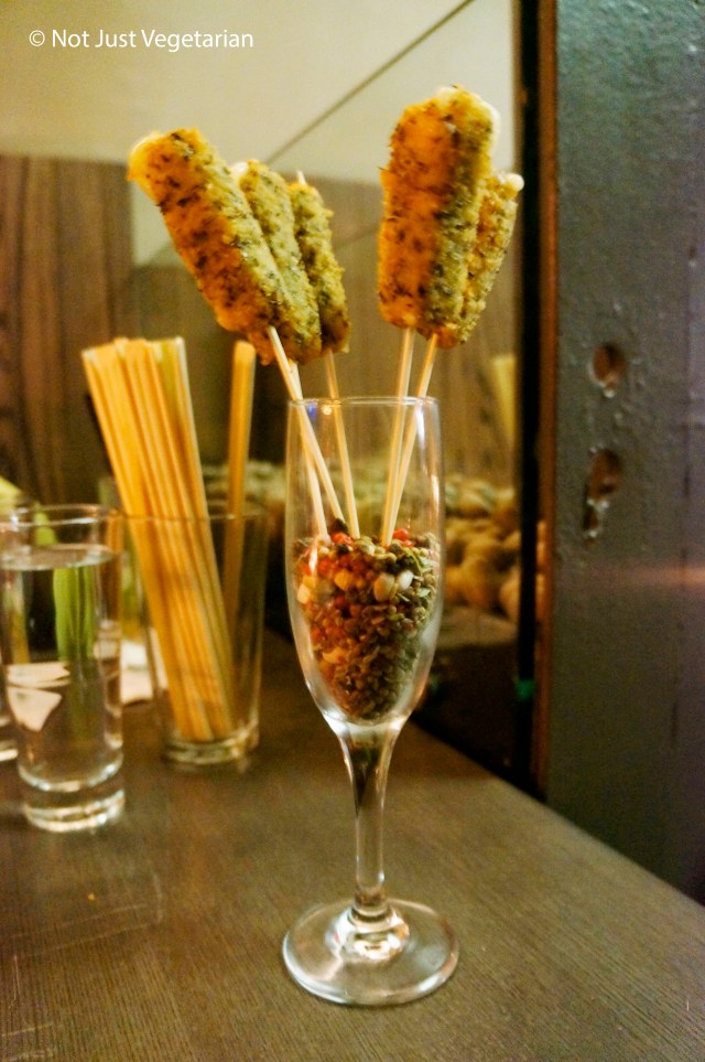 Herbed mozarella sticks at Barn Joo NYC