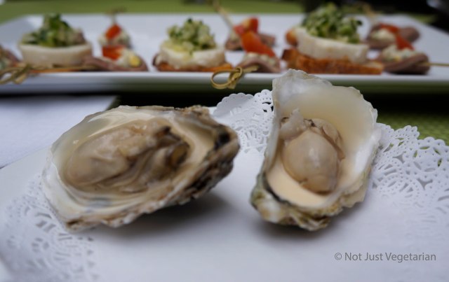 Oyster aspic at Jeanne and Gaston NYC