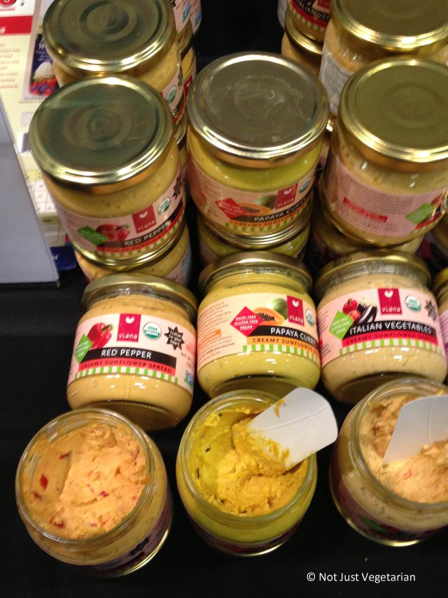 Vegan spreads by Soyatoo at The Seed 2013 in NYC