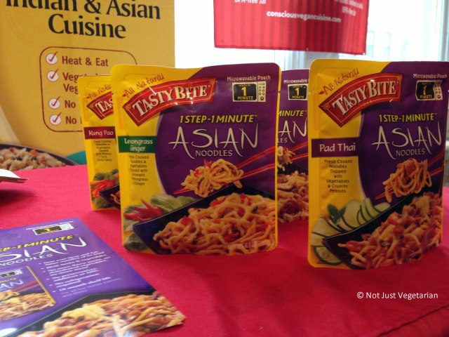 Tasty Bite (vegan, ready-to-eat) Asian food at The Seed 2013 in NYC