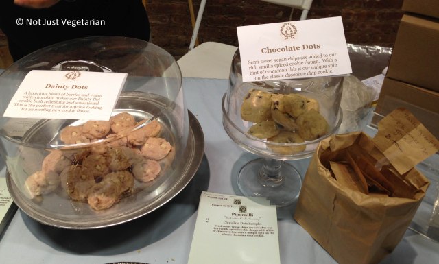 Vegan cookies from Pipernilli The Couture Cookie company at The Seed 2013 in NYC