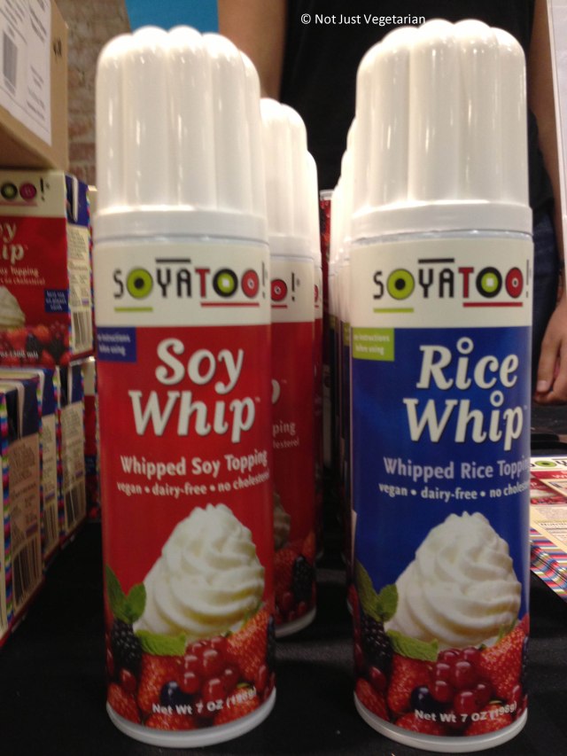 Vegan whipped cream by Soyatoo at The Seed 2013 in NYC