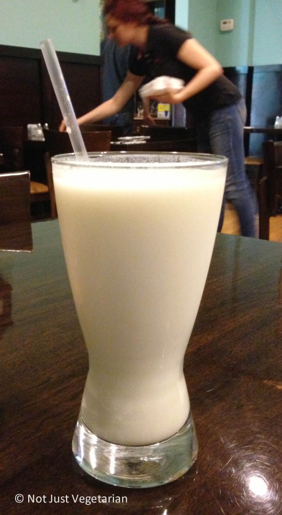 Housemade Ayran (yoghurt drink) at Rumi Turkish Grill in Jersey City