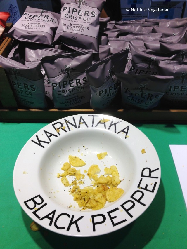 Karnataka Black Pepper and Sea Salt Crisps from Pipers Crisps at the Great British Beer Festival (GBBF) 2013 in London