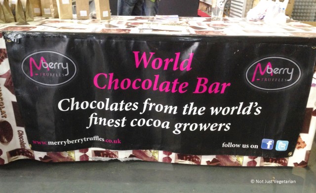 Flavoured Chocolates for sampling and sale by Merry Berry Truffles at the Great British Beer Festival (GBBF) 2013 in London