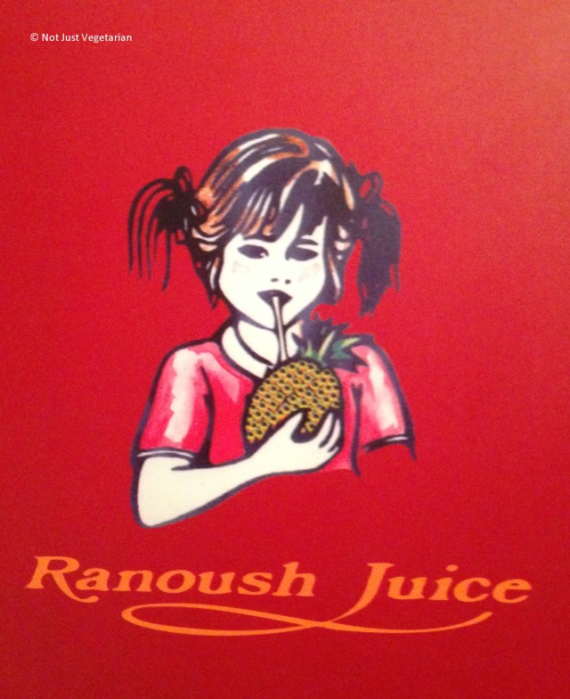Menu at Ranoush Juice - High Street Kensington in London