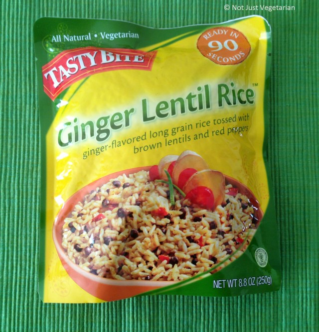 Ginger Lentil Rice - vegan, vegetarian, kosher - from Tasty Bite