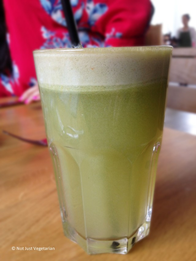 Cucumber, Apple and mint juice at Tom's Kitchen in Chelsea, London
