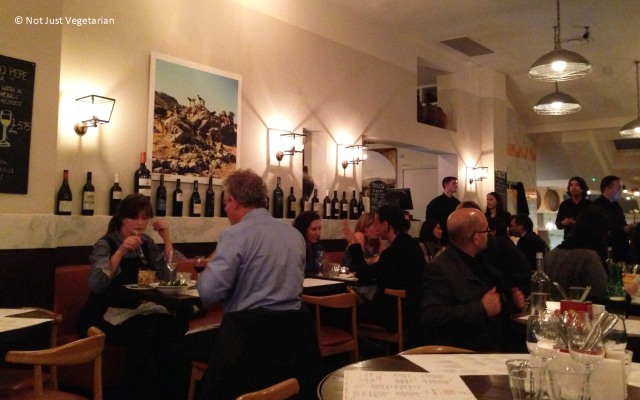 On a busy weekday evening in Casa Brindisa in London