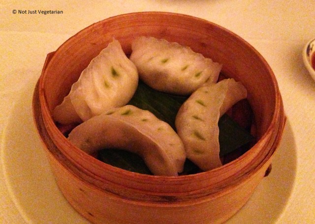 Prawn and Chive dumplings at E & O in Notting Hill London