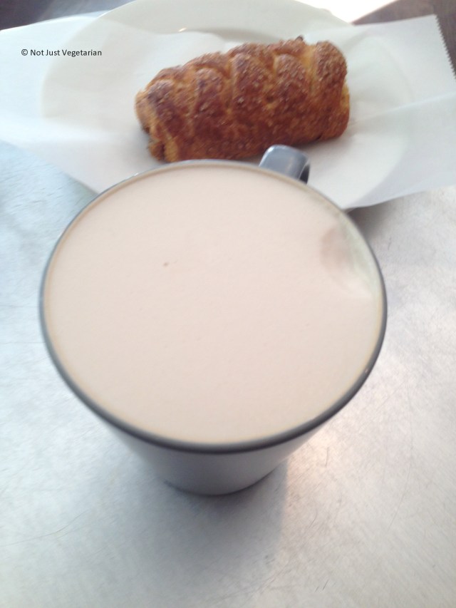 Chai tea latte at Kuro Kuma in NYC