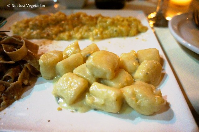 Gnocchi ai 4 formagi (gnocchi with 4 cheeses) at Giano NYC