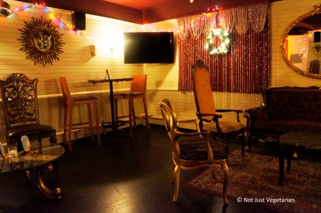 Private party room at Masq restaurant and lounge NYC