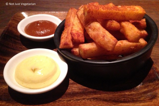 Patatas bravas with aioli at Salt Yard in London