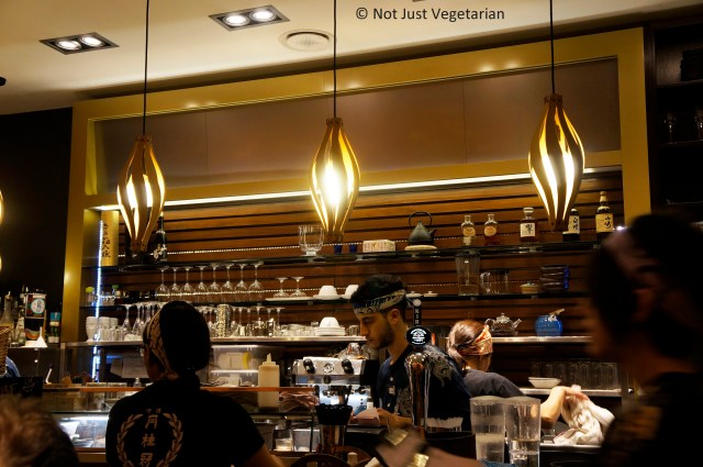 Bar at Shoryu Ramen in London
