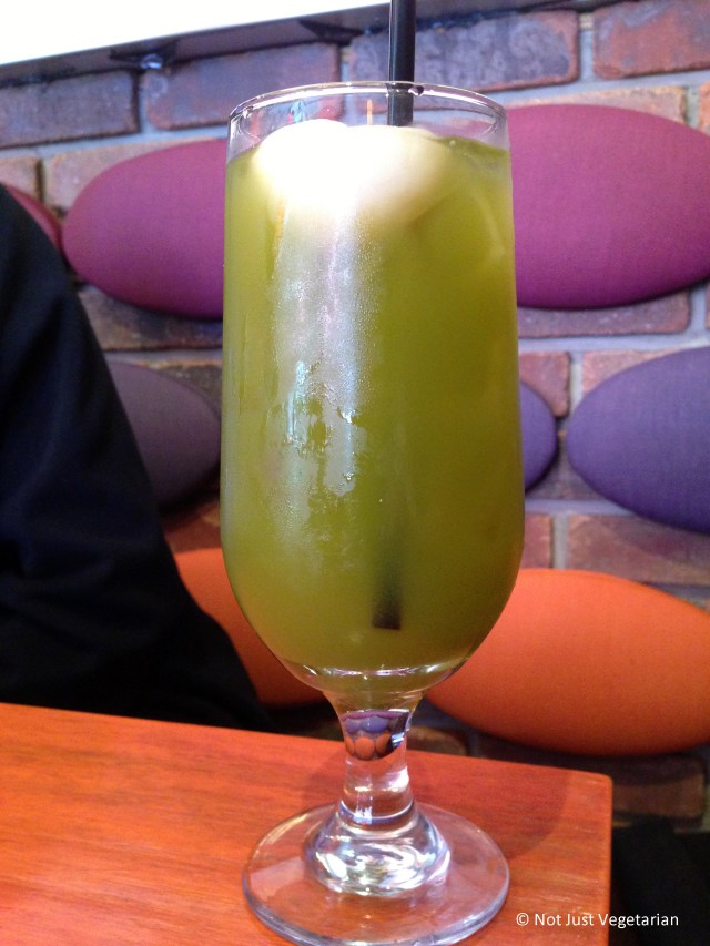 Iced Lychee Green Tea at Sky Thai in Jersey City, NJ