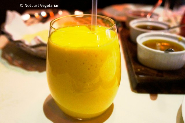 Mango lassi at Dalcha in London