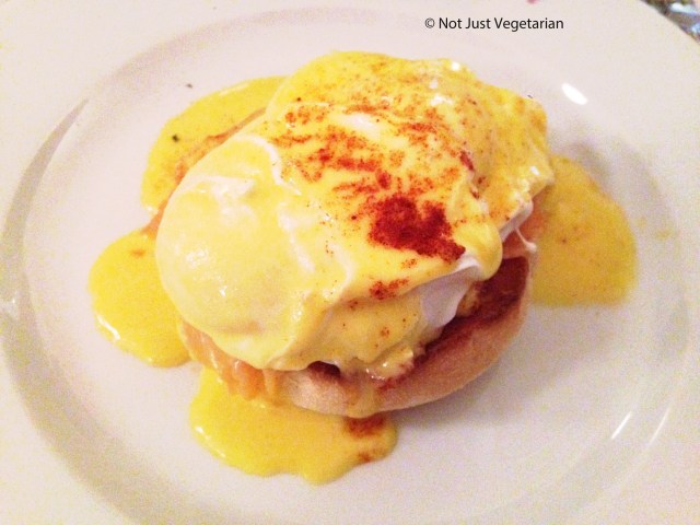 Eggs Norwegian at La Brasserie in Chelsea, London